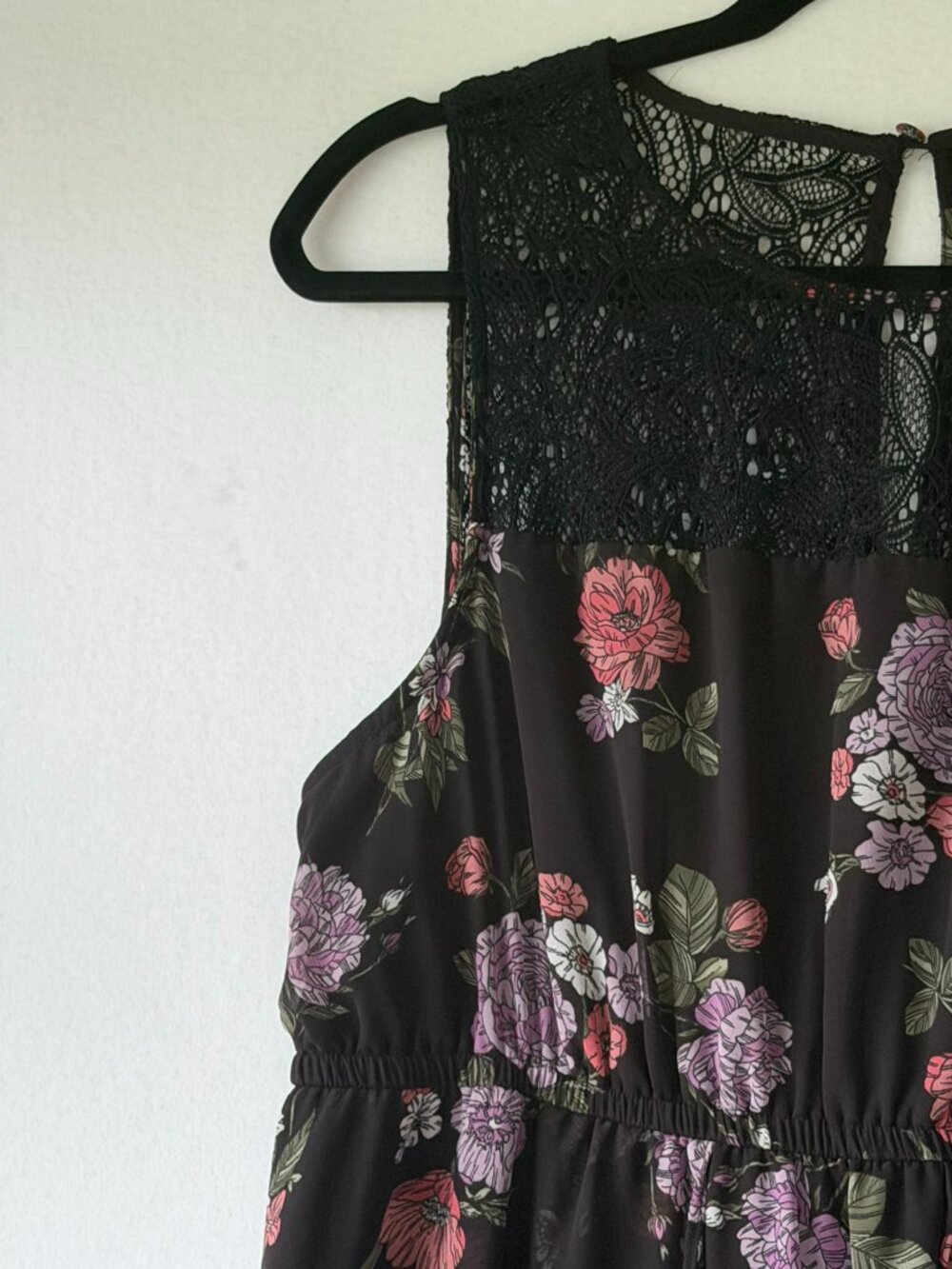 Torrid Floral Sleeveless Midi Dress – Size 00 (L/XL) - Picture 6 of 9
